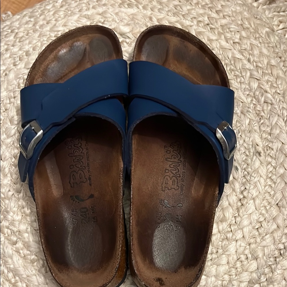 Birki’s Women's Blue Sandals used